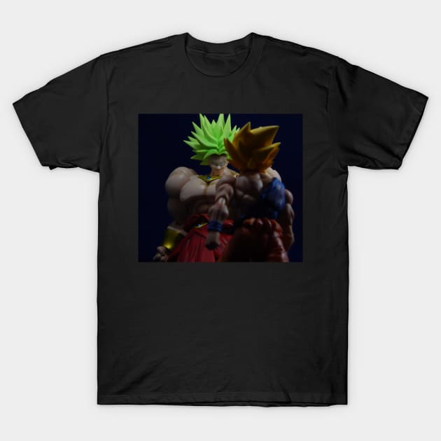 Goku vs Broly T-Shirt by EpicMarchio